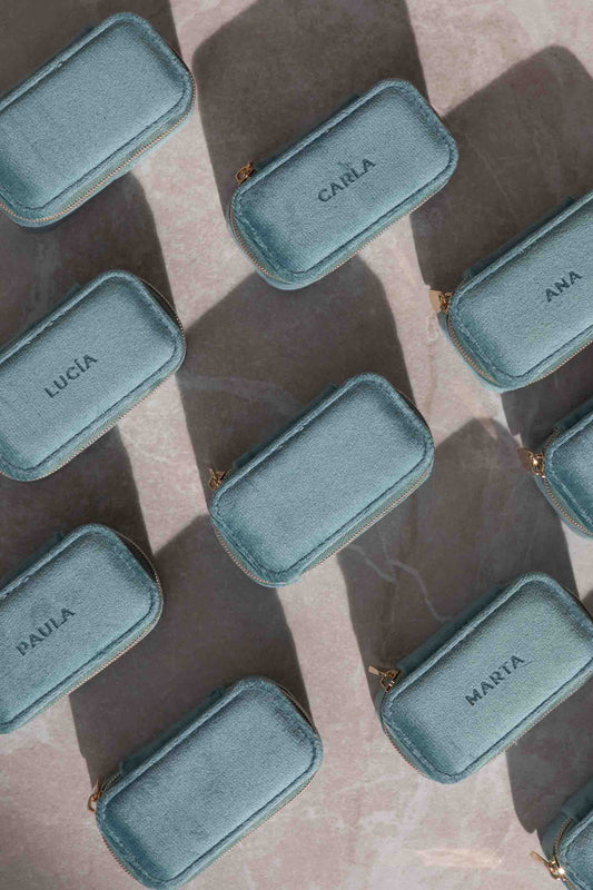 PORTAGIOIE SHANAYA BLU PERSONALIZZATO